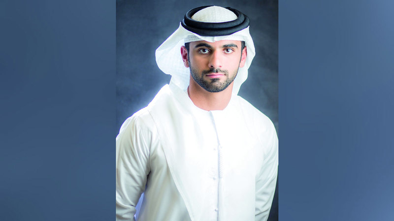 منصور بن محمد يهنئ حمدان بن محمد بلقب درع السوبر الإماراتي – القطري