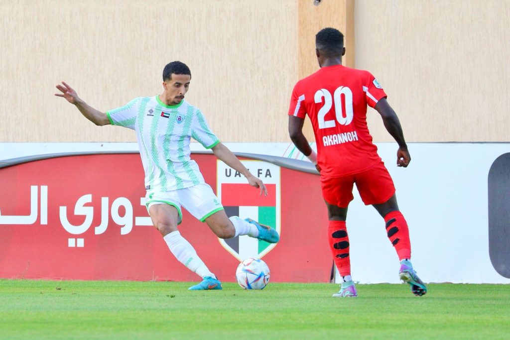 دبا الحصن يهزم مصفوت ويقترب من دوري المحترفين