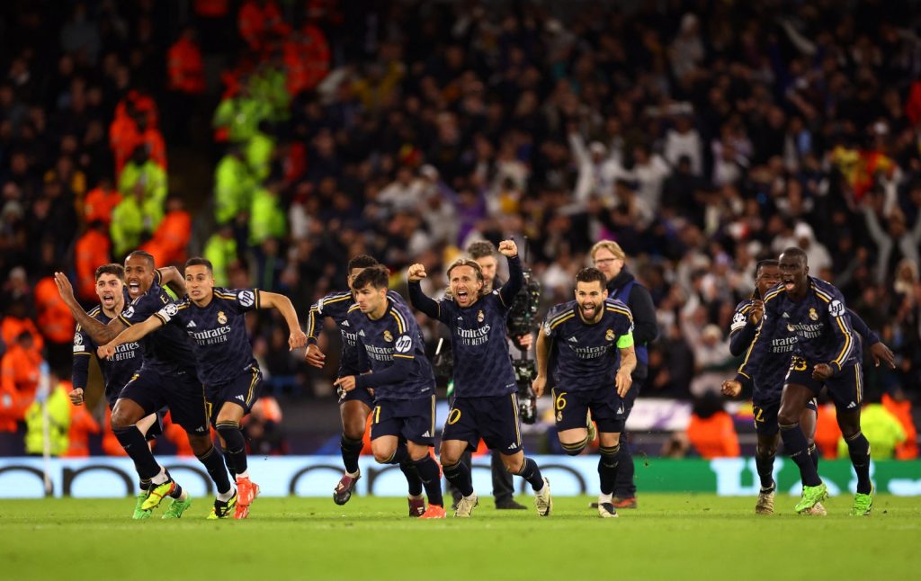 ريال مدريد يثأر من مانشستر سيتي ويجرده من لقب دوري أبطال أوروبا