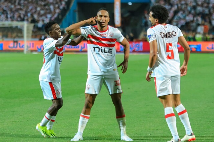 طاقم تحكيم تشادي لمباراة الزمالك ودريمز الغاني