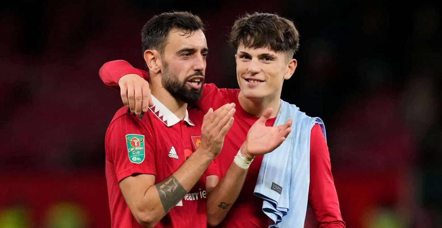 برونو فيرنانديز يدعو يونايتد لدعم غارناتشو وماينو