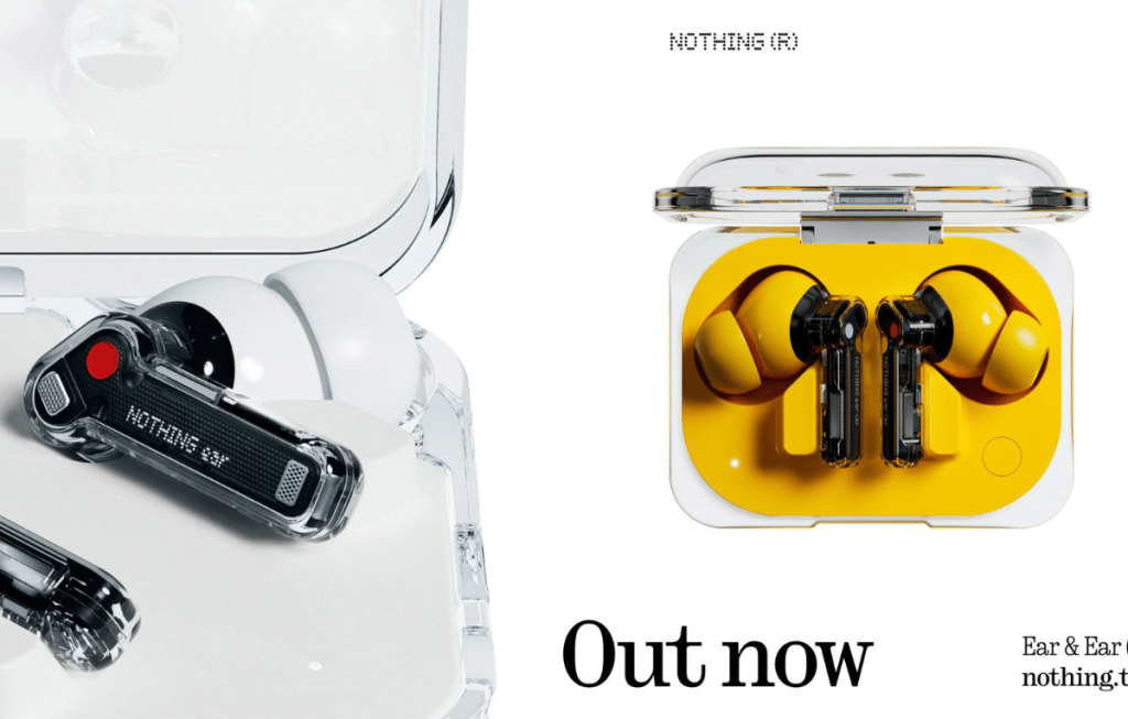 Nothing تعلن سماعات أذن لاسلكية جديدة