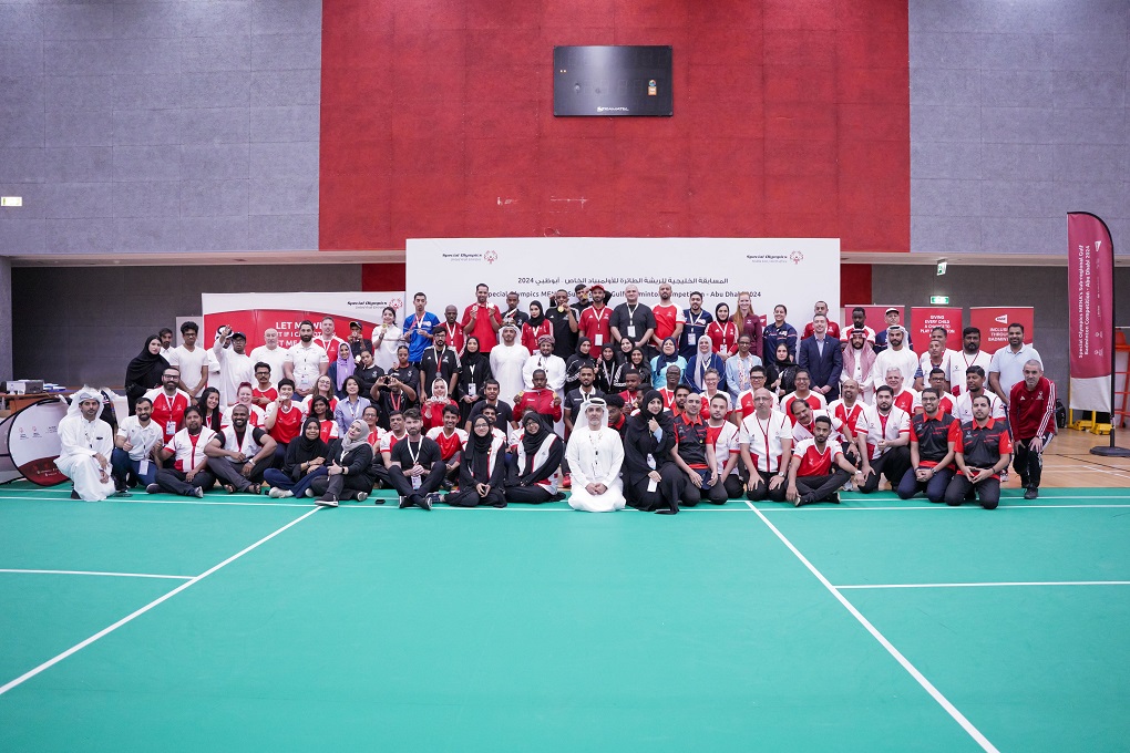 ختام المسابقة الخليجية الأولى للريشة الطائرة للأولمبياد الخاص