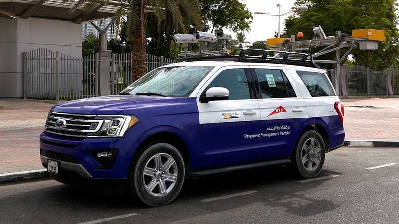 %97 دقة بيانات الكشف الآلي لحالة الطرق في دبي