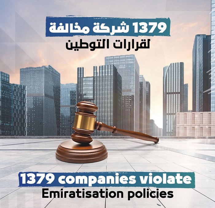 عيّنت 2170 مواطن “صوريا”.. ضبط 1379 شركة تحايلت على مستهدفات التوطين