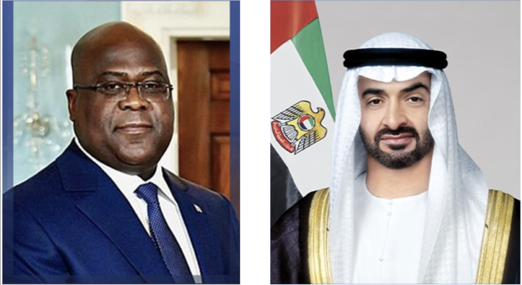 رئيس الدولة ورئيس الكونغو الديموقراطية يبحثان هاتفياً علاقات التعاون والقضايا ذات الاهتمام المشترك