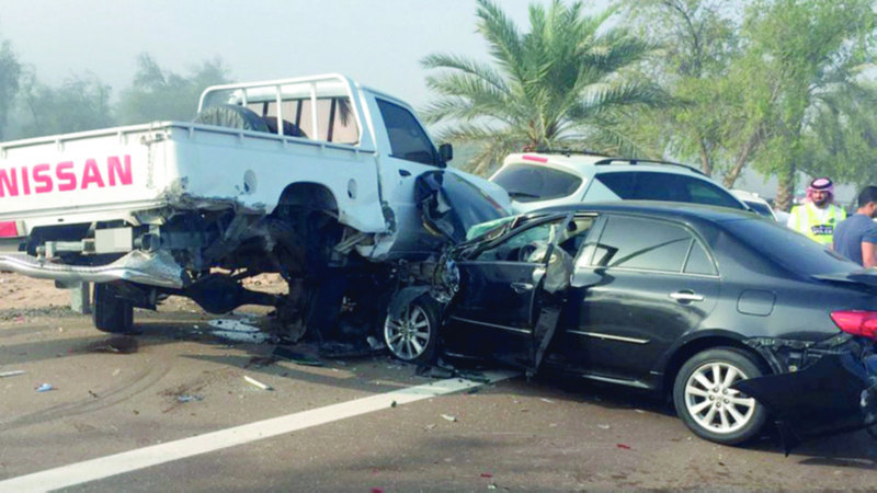 السرعة تتصدر أكثر المخالفات على طرق الدولة العام الماضي