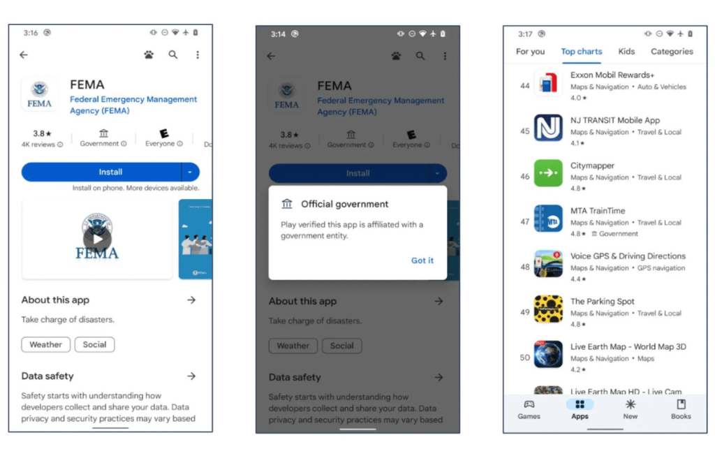 جوجل تضيف تسميات جديدة للتطبيقات الحكومية