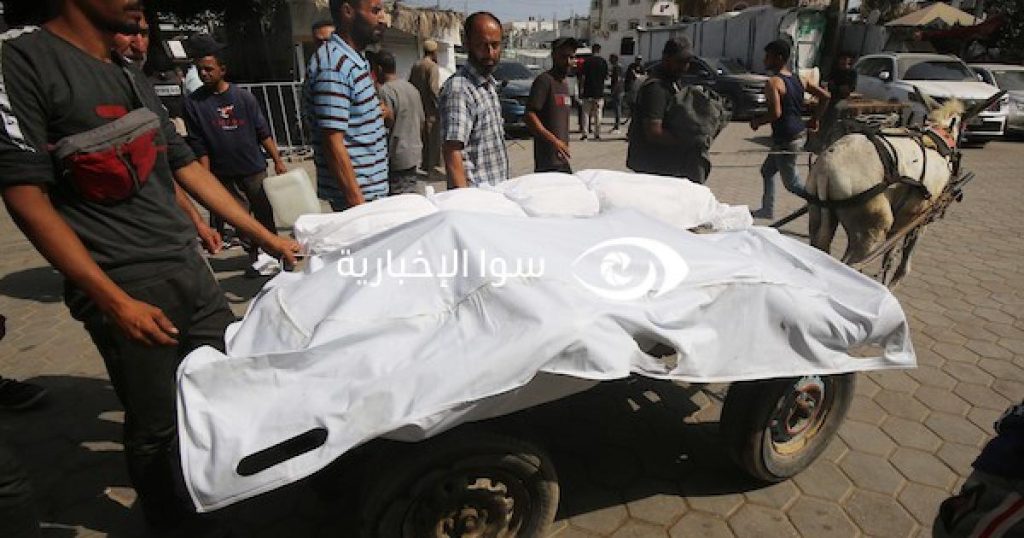 غزة – مجزرة جديدة بقصف خيام النازحين شمال غرب رفح