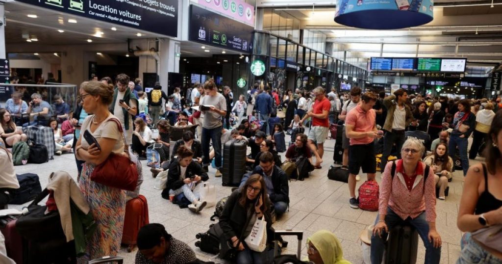قبيل انطلاق الأولمبياد.. “هجوم ضخم” على شبكة القطارات الفرنسية