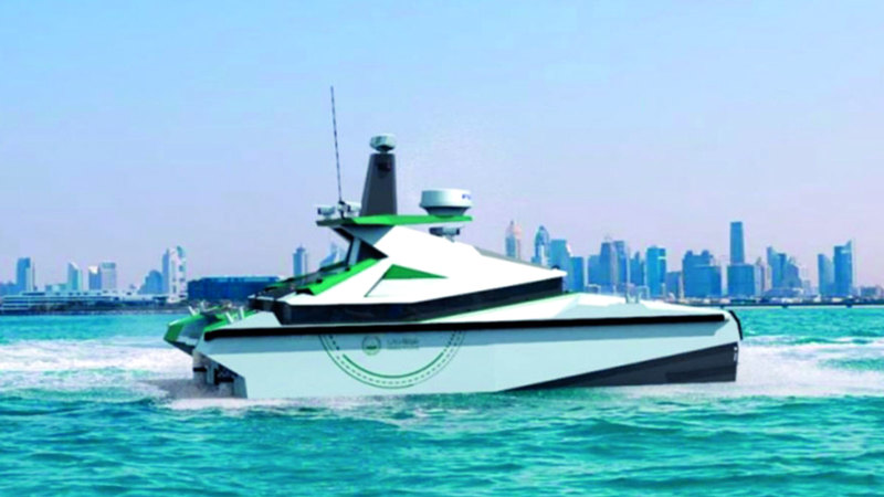 شرطة دبي تطوّر الأنظمة الذكية لزورق «هدّاد»
