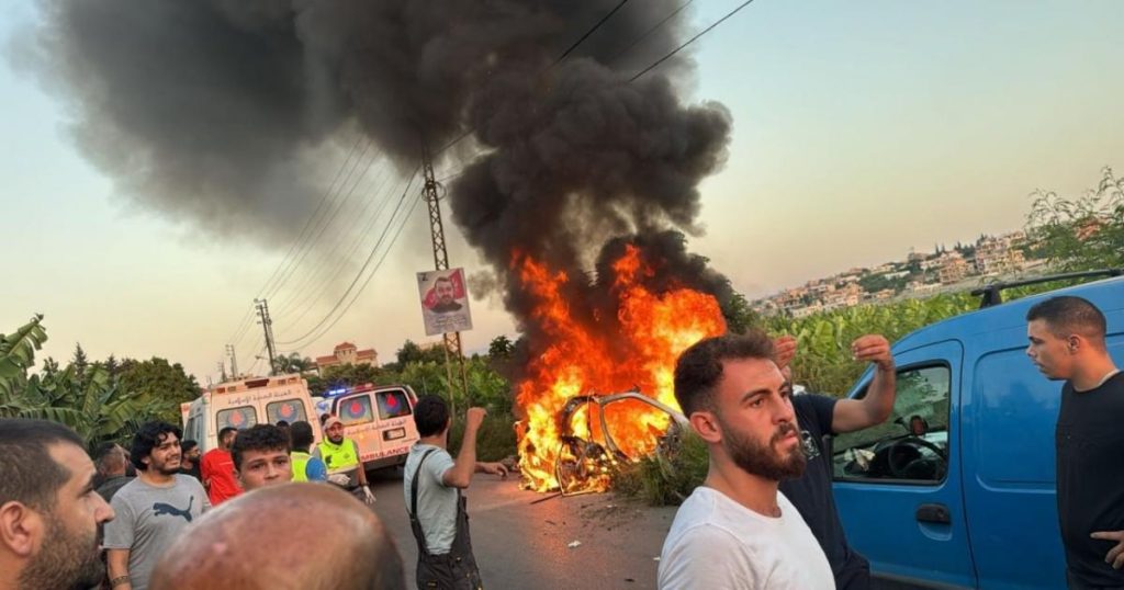 جنوب لبنان – مقتل شخص بغارة إسرائيلية استهدفت سيارة