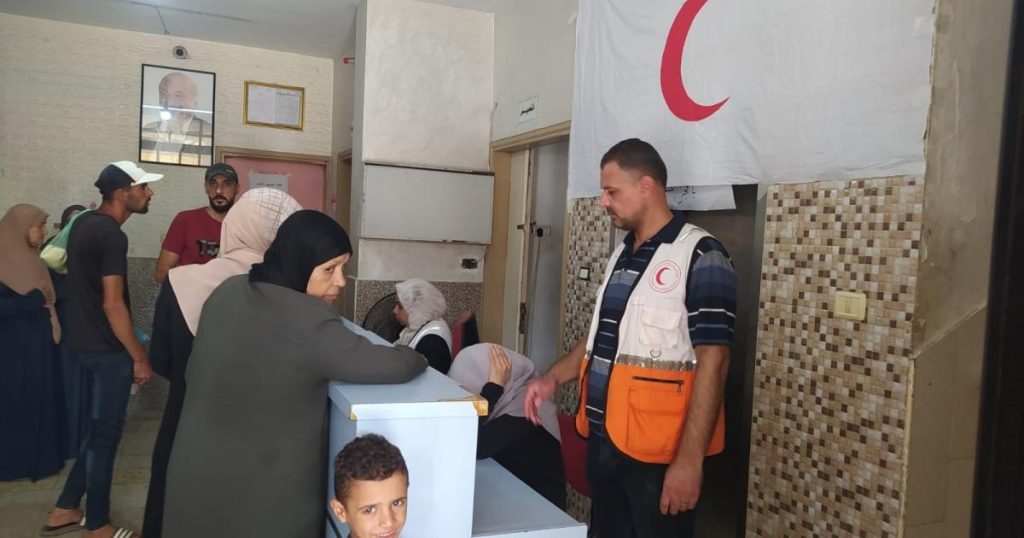 الهلال الأحمر الفلسطيني ينقذ: صور نجاحات في مكافحة سوء التغذية