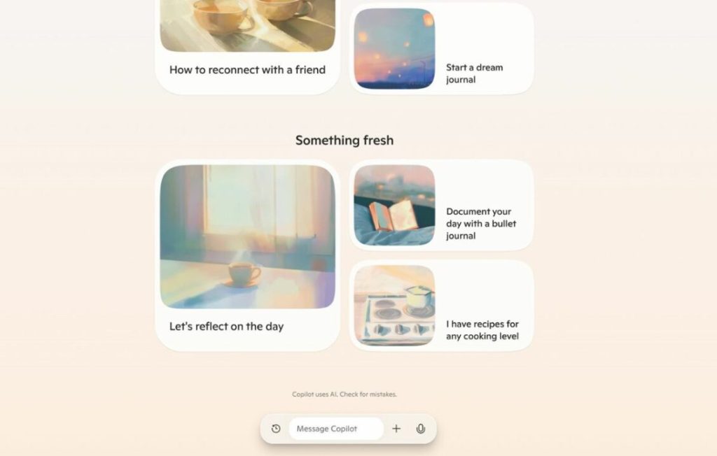 مايكروسوفت تعيد تصميم مساعد الذكاء الاصطناعي كوبايلوت