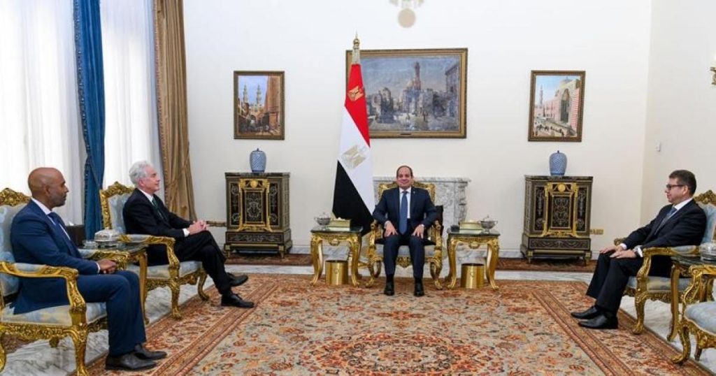 تفاصيل لقاء السيسي مع مدير CIA بشأن غزة وسُبل دفع المفاوضات