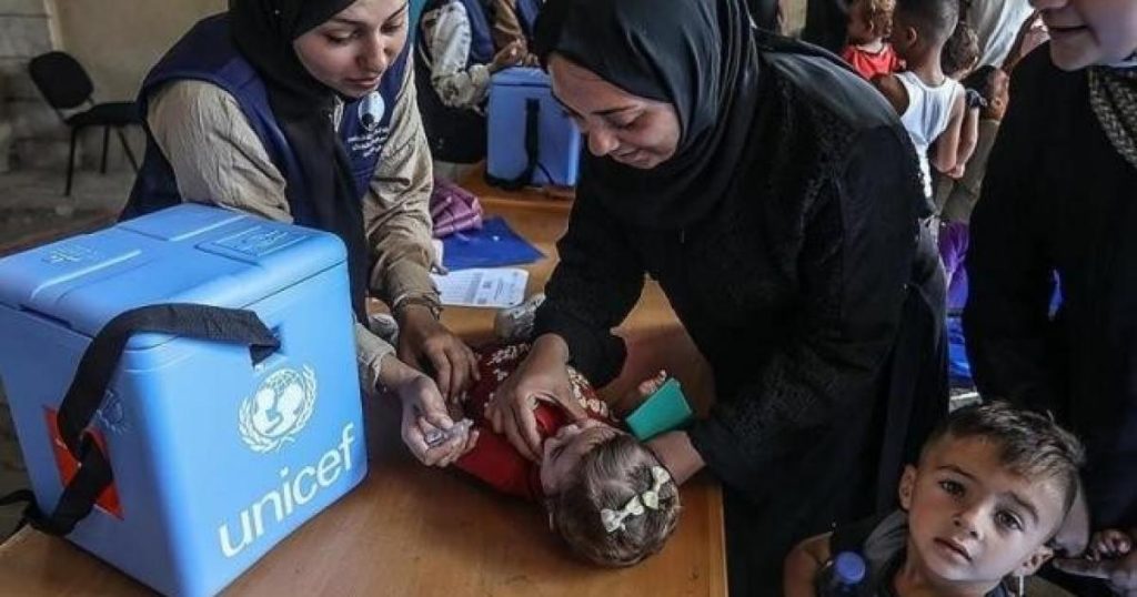 الصحة تُعلن تنفيذ الجولة الثانية من حملة التطعيم ضد شلل الأطفال في غزة
