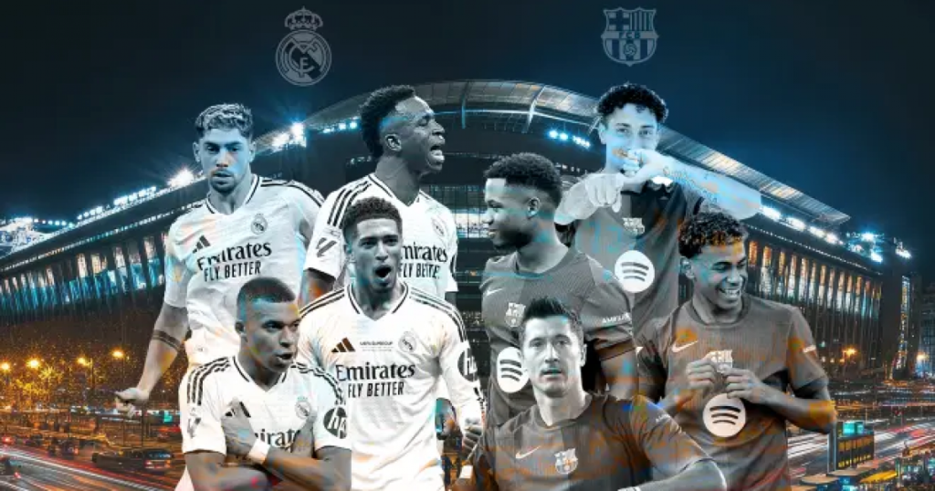 موعد كلاسيكو ريال مدريد وبرشلونة 2024 حسب التوقيت الشتوي