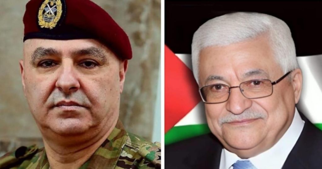 الرئيس عباس يبعث برقية تهنئة للرئيس اللبناني الجديد