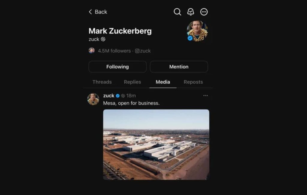 ثردز تطرح تبويبًا مخصصًا للوسائط وميزة الإشارة في الصور