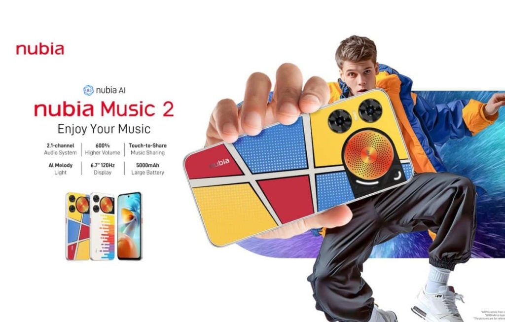 Nubia Music 2 .. هاتف ذكي جديد بمزايا صوتية استثنائية
