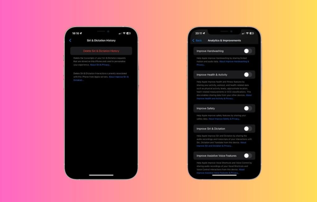 إعدادات يمكنك ضبطها في آيفون لمنع آبل من جمع بياناتك