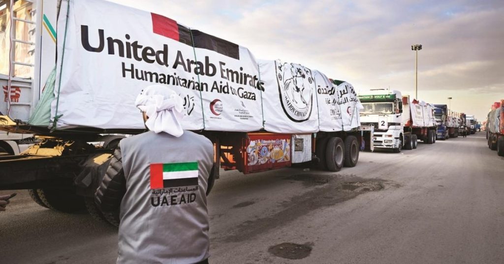 الإمارات ترفض التعاون مع آلية المساعدات الجديدة لغزة