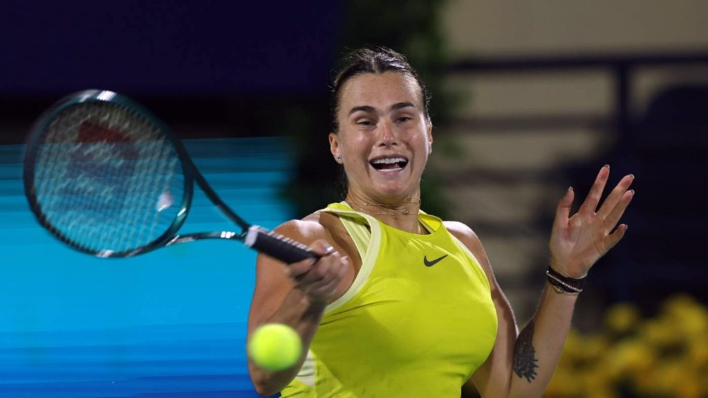 المصنفة الأولى عالمياً سابالينكا تودع “تنس دبي”