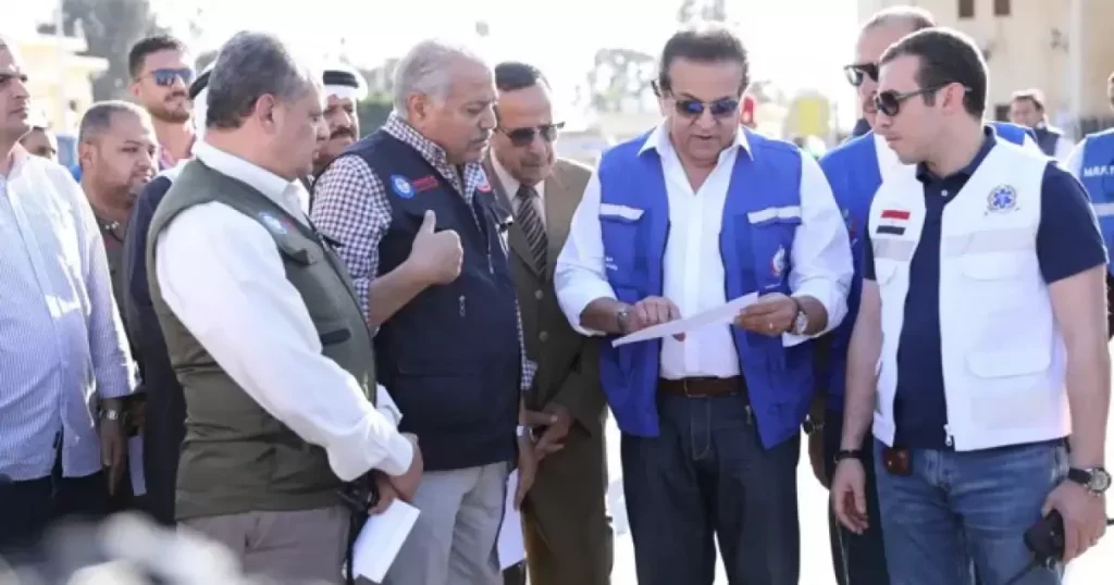 وفد مصري أوروبي يصل إلى معبر رفح