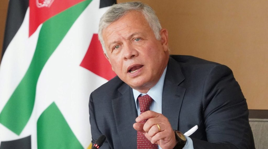 العاهل الأردني يشدد على التهدئة وإعادة الإعمار في غزة