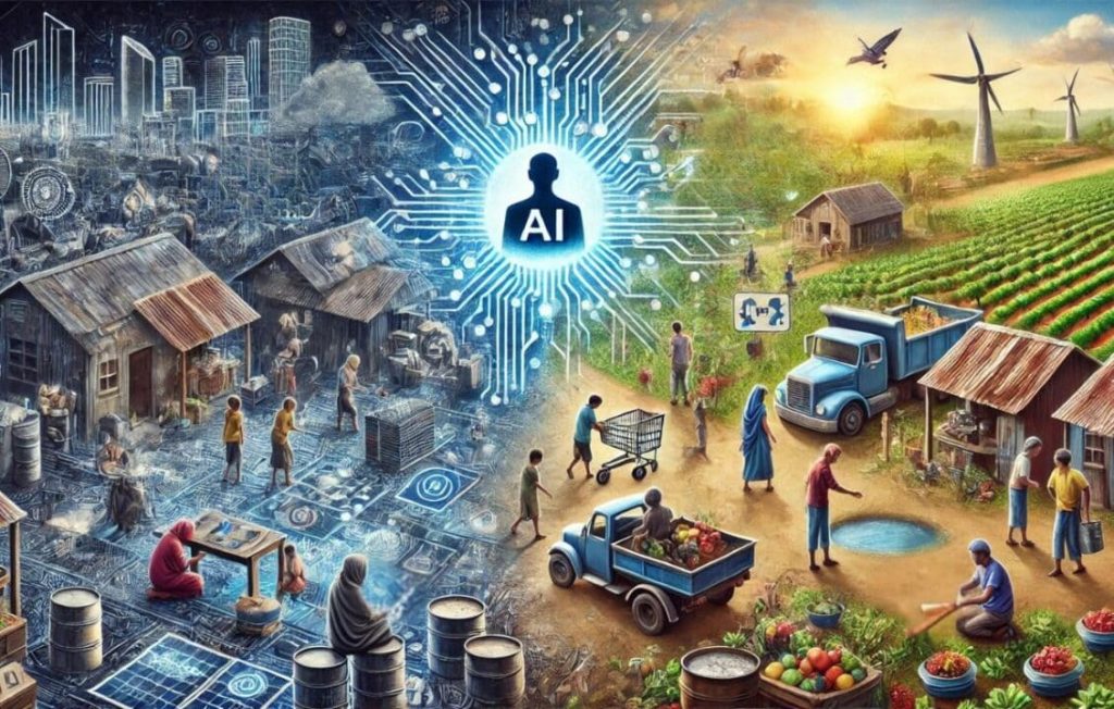 هل يمكن للذكاء الاصطناعي أن يساهم في القضاء على الفقر؟