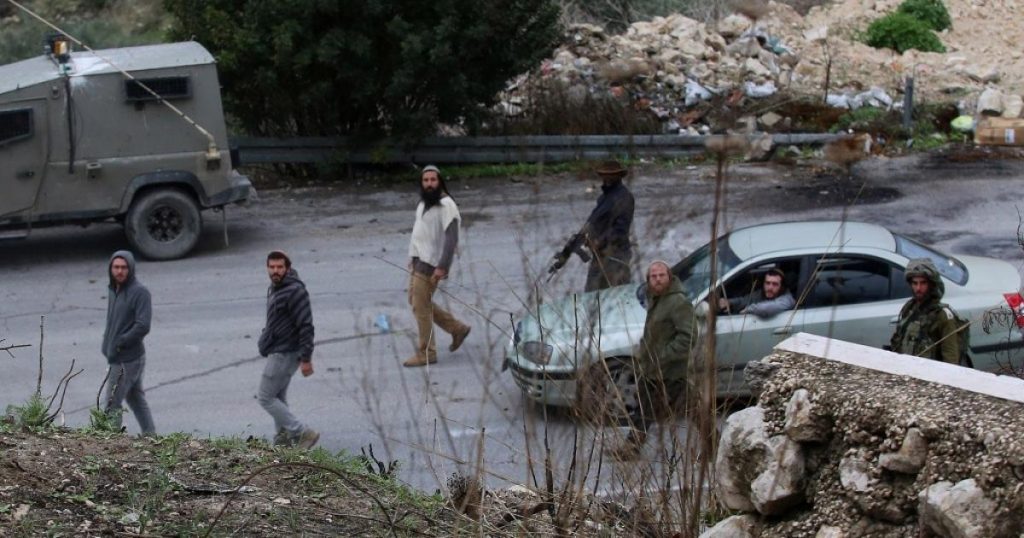 مستوطنون يهاجمون منازل المواطنين في رابا شرق جنين