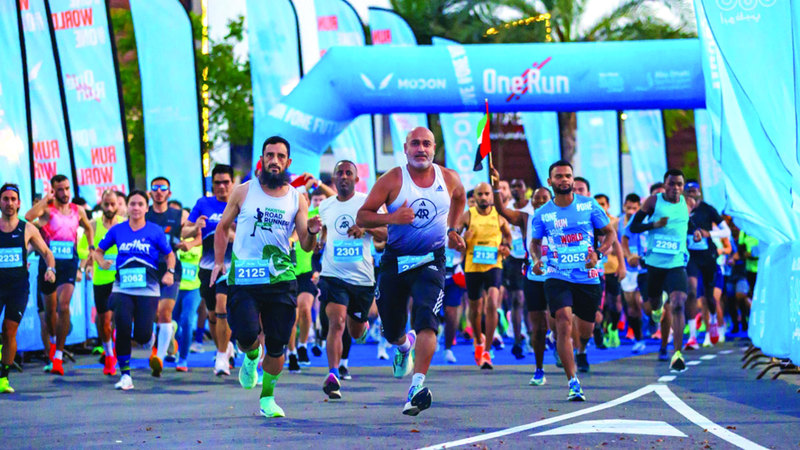 أبوظبي تستضيف سباق «وان ران» المجتمعي في 24 مايو