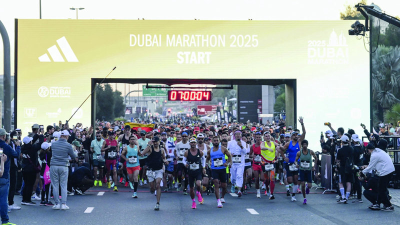 فتح باب التسجيل للمشاركة في ماراثون دبي الـ 25