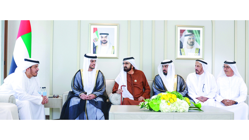 محمد بن راشد يحضر أفراح الكتبي والمزروعي