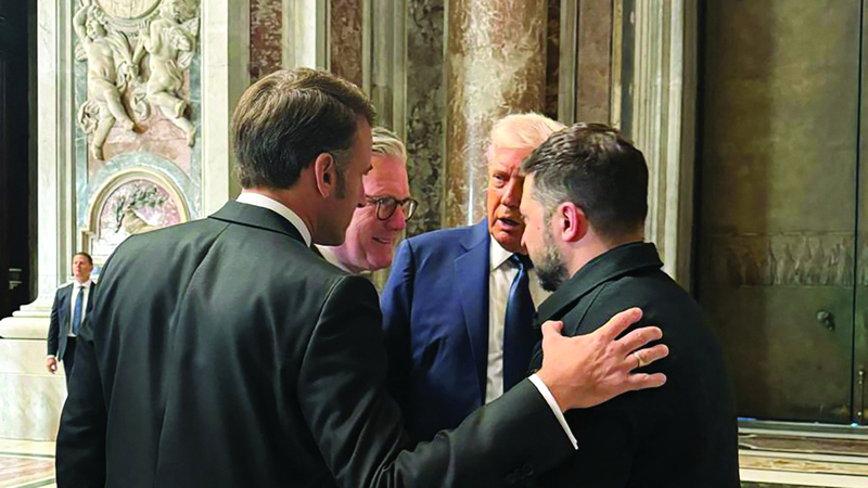 زيلينسكي: الاجتماع مع ترامب قد يصبح تاريخياً