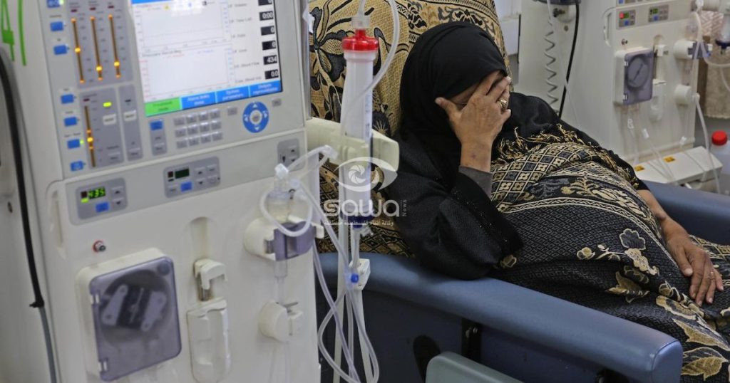 صحة غزة: مرضى الكلى يواجهون خطر الموت