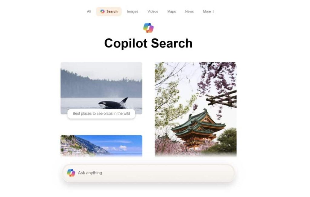 Copilot Search.. مايكروسوفت تنافس جوجل بإطلاق ميزة البحث بالذكاء الاصطناعي