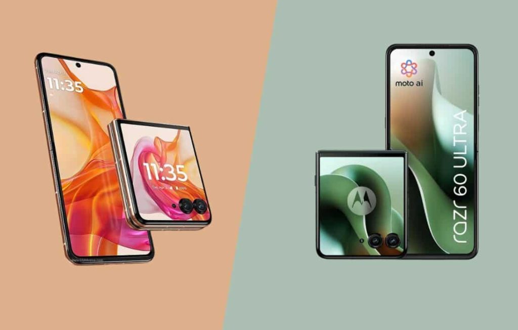 أبرز الفروق بين هاتفي موتورولا Razr 60 Ultra و Razr 50 Ultra