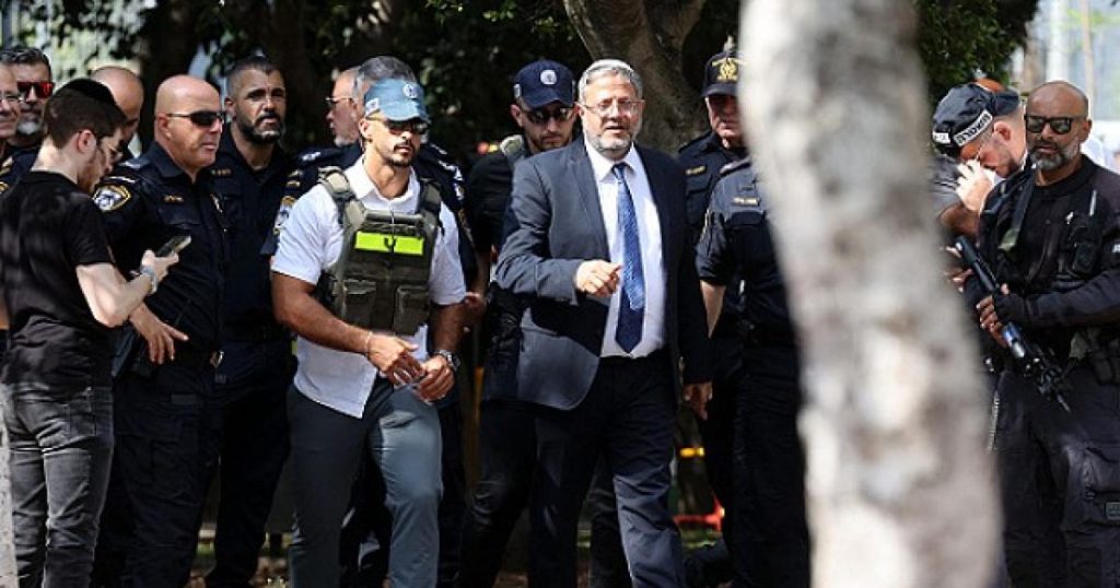 بن غفير يقود اقتحام المستوطنين للحرم الابراهيمي