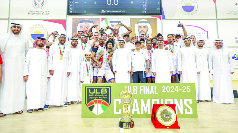 عبدالحميد: 3 دقائق تركيز ذهني تَوّجت الشارقة بطلاً لدوري السلة