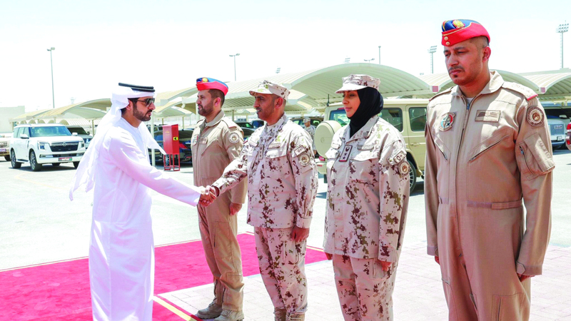 حمدان بن محمد: فخورون بجاهزية قواتنا الجوية