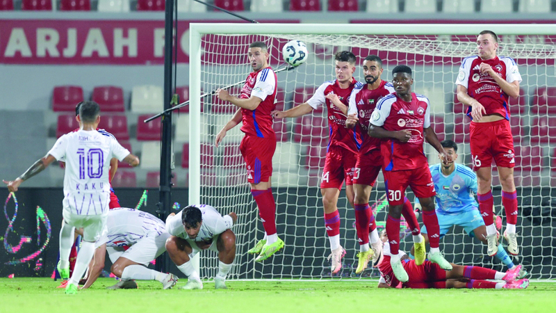 العين يزيد أوجاع الشارقة.. وهبوط دبا الحصن