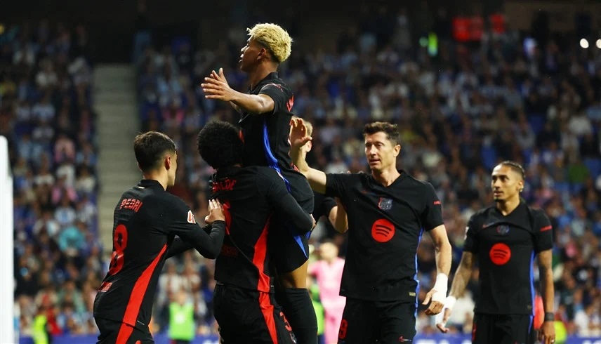 برشلونة بطلاً للدوري الإسباني للمرة الـ 28