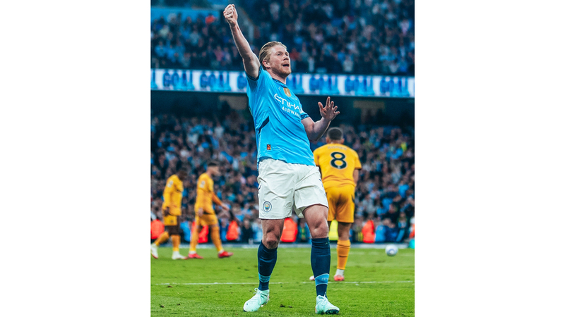 دي بروين يأمل إنهاء مسيرته مع «سيتي» بكأس إنجلترا