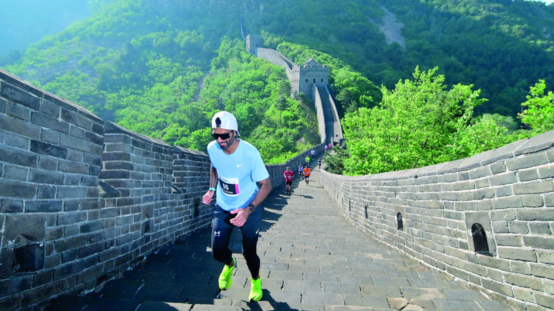 الشحي: أعتز بإكمال مشاركتي في ماراثون سور الصين