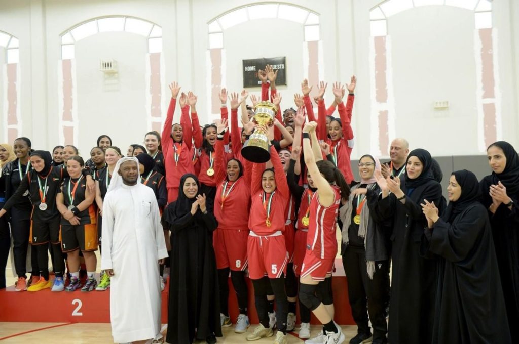 “الشارقة الرياضي للمرأة” بطل كأس الإمارات لكرة السلة