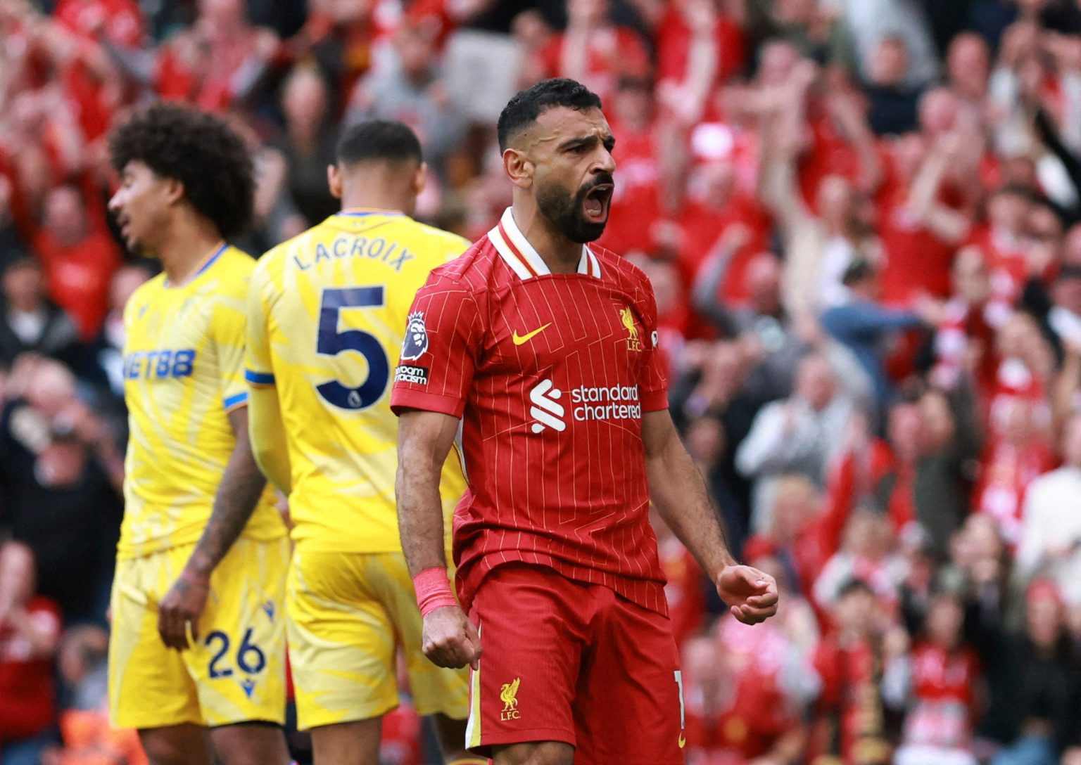 محمد صلاح يحقق جائزة الحذاء الذهبي في «البريميرليغ» للمرة الرابعة في تاريخه