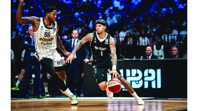 «دبي للسلة» يفوز على «بارتيزان» في نصف نهائي «ABA»