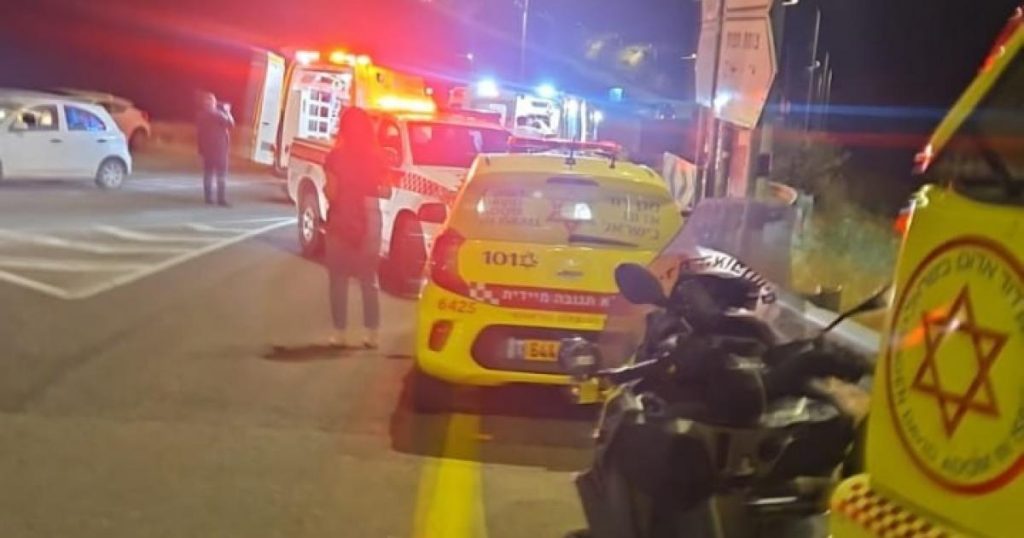 صورة: إصابتان في عملية إطلاق نار قرب مستوطنة بورخين