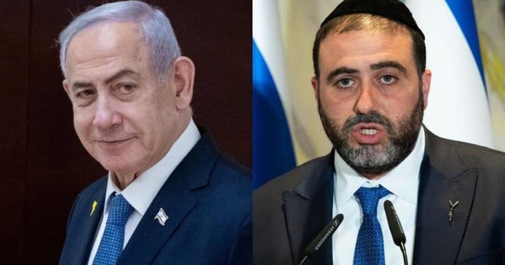 وزير الداخلية الإسرائيلي يبعث برسالة عاجلة إلى نتنياهو